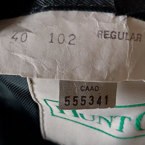 Hunt Club Brand Men's Wool And Cashmere Blend Long Overcoat, Sz 40R/Large - Picture 12 of 12